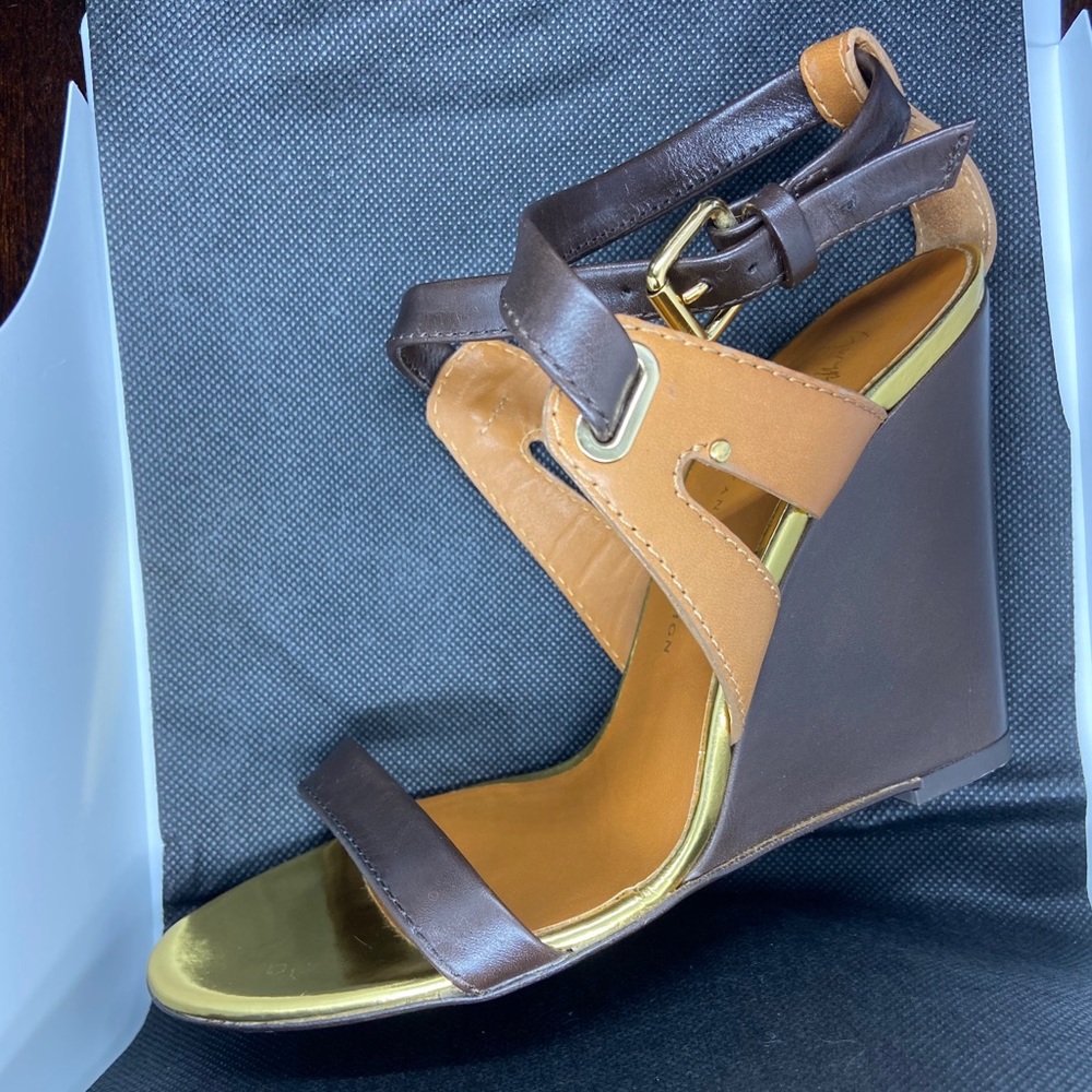 Giuseppe Zanotti Gold Wedge - Picture 8 of 16